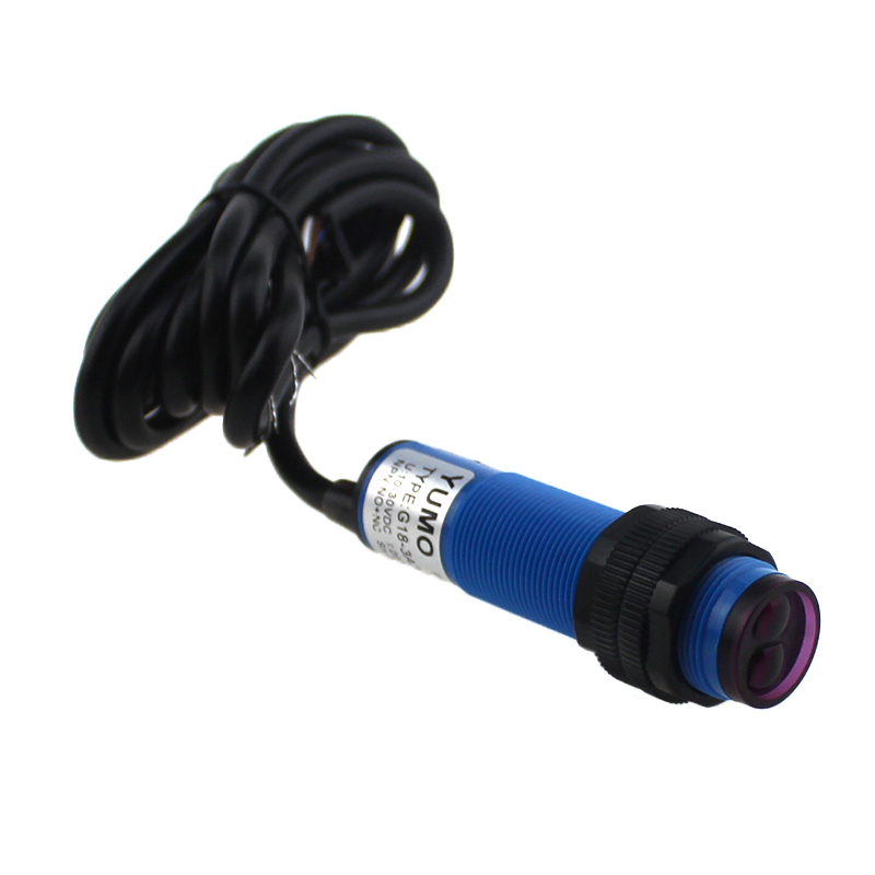 Sensore interruttore fotoelettrico di tipo diffuso con uscita NPN NO+NC G18-3A30NC 